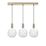 【Qualité】La suspension est d'excellente qualité, fabriquée avec soin et souci du détail. Les sources lumineuses LED décoratives incluses sont en verre transparent et sont protégées par un emballage très solide. Ces sources lumineuses économes en énergie sont dimmables et durent longtemps, vous pouvez donc profiter d'une atmosphère chaleureuse et d'une durabilité optimale.