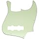 Musiclily 10 Löcher J Bass Pickguard JB Schlagbrett für Fender American/Mexican Standard Jazz Bass,3 lagig Mint