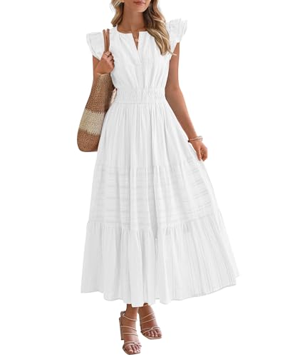 BTFBM Dresses for Women Spring 2026 Maxi Casual Dress Flutter