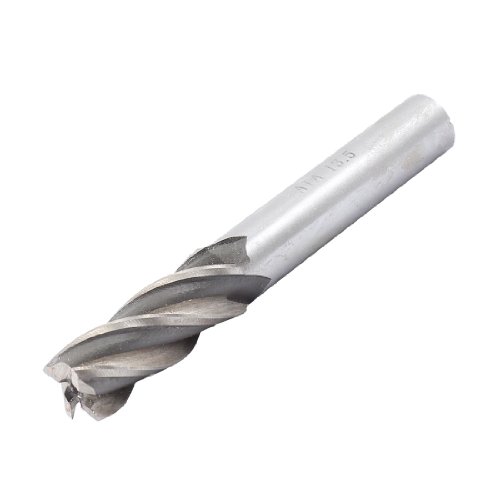 Aexit 13.5mm x Milling Cutters 12mm HSS Straight Shank 4 Flutes End Mill Cutter T Slot Cutters 88mm Length