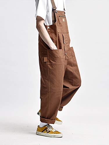 Minetom Jeans Salopette Uomo Sciolto Salopette