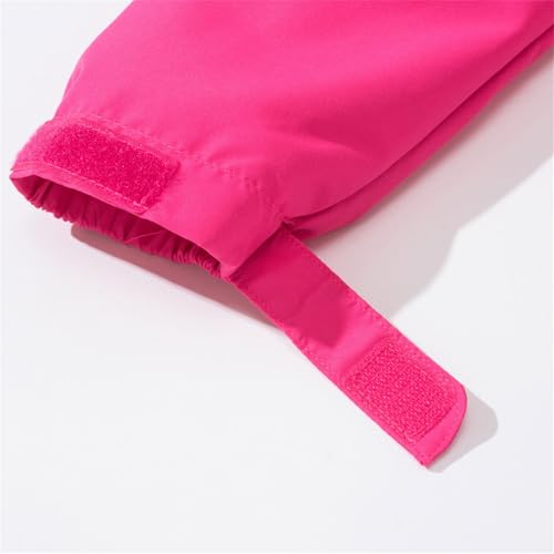 Unisex Hooded Fleece Raincoat Zipper Printed Slim Fit 𝗪aterproof Outerwear Warm Windproof Coat with Pocket3