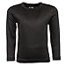 Duofold Boys Mid Weight Varitherm Thermal Shirt Shirt, Black, Medium