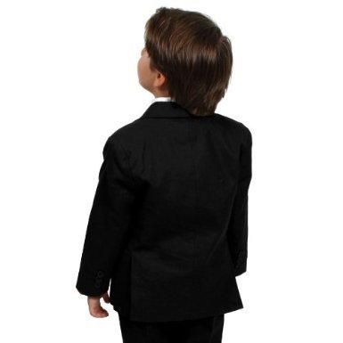 Johnnie Lene Jl5026 Black Cotton/Linen Boys Summer Suit From Baby To Teen (7) #TOP1