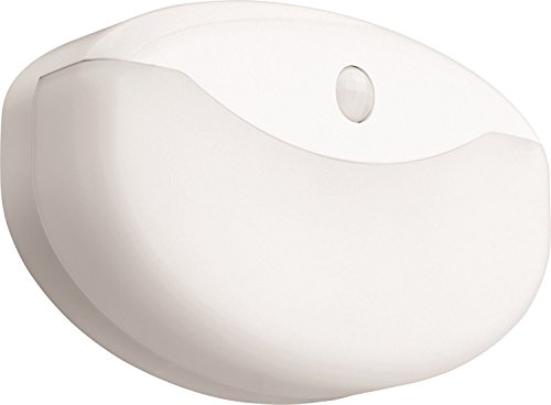 Lithonia Lighting 7 Inch Flush Mount LED Ceiling Light with Motion Sensor,120 Volts, 10 Watts, Wet Listed, 575 Lumens, White (FMMCL 840 PIR M4) by Lithonia Lighting - Used condition - US$31.24