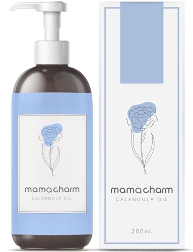 mamacharm カレンデュラ オイル 200ml ママチャーム 100%天然由来 デリケートゾーン 会陰マッサージ オイル 日本製 乳頭ケア 妊娠ボディ 赤ちゃん 保湿