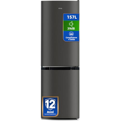 CHiQ 157L Frigorifero Combinato Low-Frost Inox Scuro (FBM157L42)