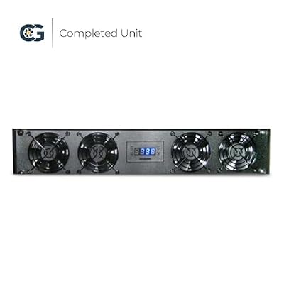 Coolerguys 2U Bracket with 80mm Fans/Programmable Fan Controller / 2A PSU