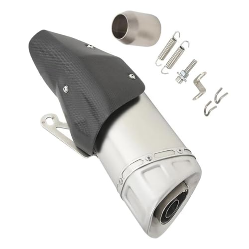 Tuyau d'échappement moto carbone 36-51mm : fini le bruit d'origine sur Kawasaki Z800 ER6N