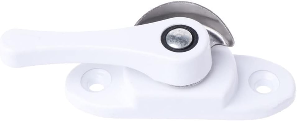 Stainless Steel Doors and Windows Lock Window Door Lock Sash Jammer Sash Jammer Windows Hasp Security Lock (Color : Black) (D)