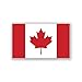 2-Pack Canada Flag Decal Stickers | Official Flag of Canada Stickers | 5-Inches by 3-Inches | Premium Quality Vinyl | PD400