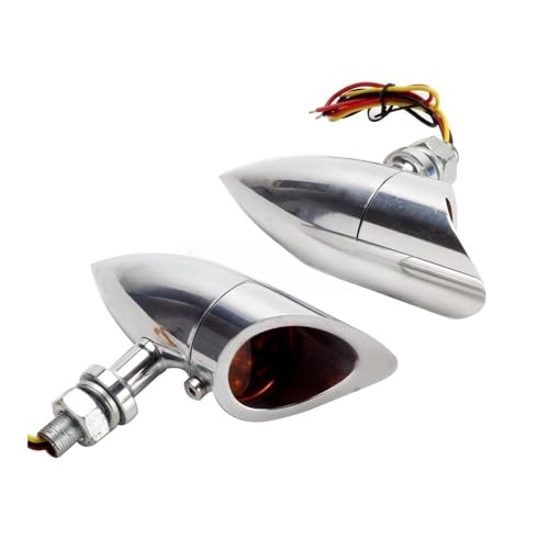Indicateur clignotant LED moto custom Bobber Chopper - 3