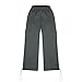 Boys Loose Straight Leg Joggers Cargo Sweatpants Warm Winter Elastic Waist Athletic Track Pants with Pockets for 3-14 Years