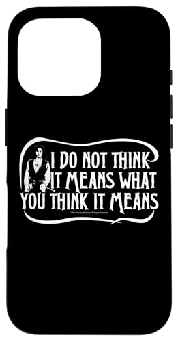 Coque iPhone 16 Pro Inigo Montoya Princess Bride antichoc noire