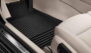 BMW 5 Series (F10) Genuine Factory OEM Black Front and Rear All-Season Floor mats 2013-2016