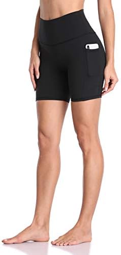 Colorfulkoala Women&#39;s High Waisted Biker Shorts with Pockets 6&#34; Inseam Workout &amp; Yoga Tights