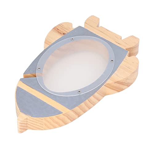 Mealheiro Nave Espacial, Cinza Madeira Lindos Bancos de Dinheiro para Crianças Práticos para Decoraç