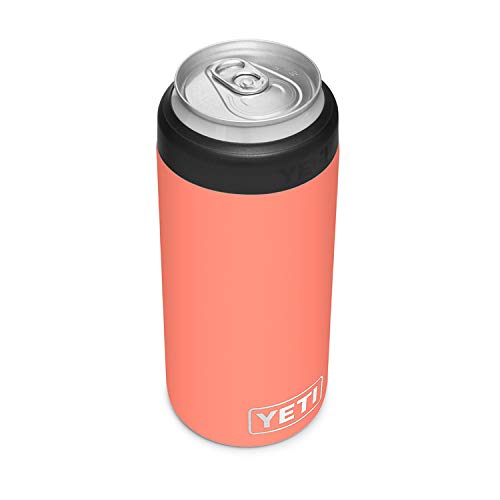 Image of YETI Rambler 12 oz. Colster Slim Can Insulator for the Slim Hard Seltzer Cans, Coral