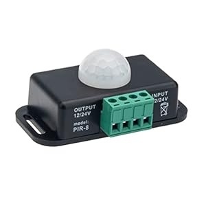 Kitandove PIR-8 Bewegungsmelder Wandschalter 12/24V