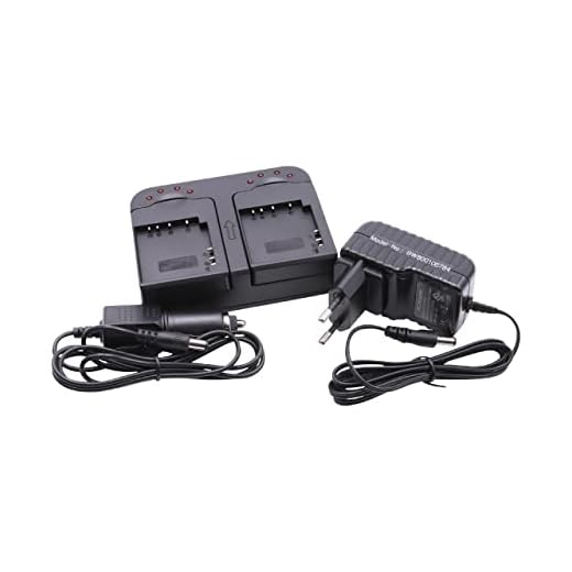 vhbw snabbladdare laddare laddare dual 2-fack inkl bil för batteri NP-BX1 för Sony Actioncam FDR-X1000V, FDR-X1000VR