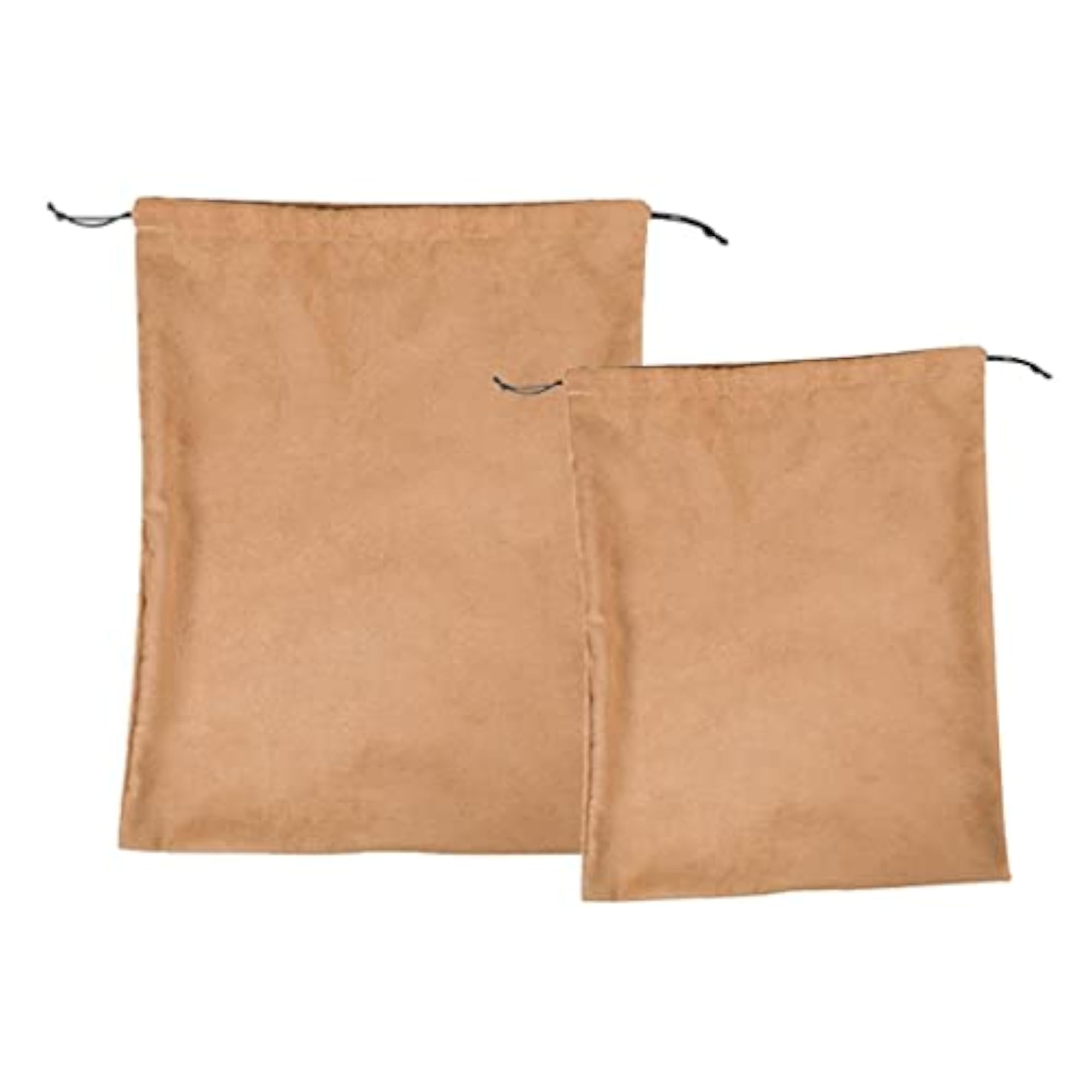 Large Plain Dust Cover Drawstring Bag for Handbags, Khaki