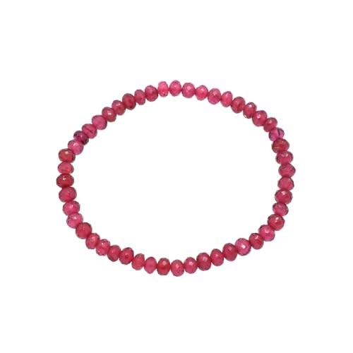 Bracelet en rhodolite grenat véritable de Stone House