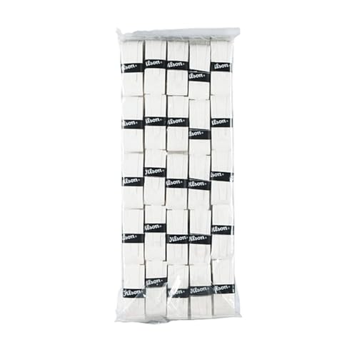 Wilson Overgrip profissional para tĂŞnis, branco, pacote com 50