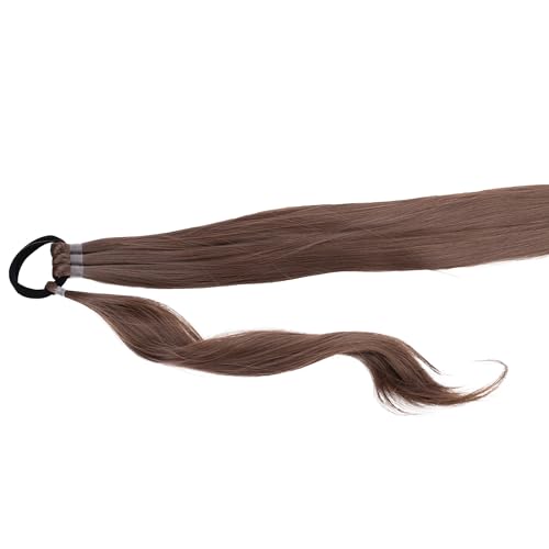 CAISHA 30" Hair Piece Ponytail Hair Extensions Braid For Braiding Brown HEZ109, Brown #112 HEZ109, 30 inches - Image 2