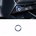 Aluminum Engine Start Stop Push Button Cover Trim Compatible with Ford Maverick 2022 2023 2024 2025 2026 Car Engine Ignition Start Button Cap Surrounding Trim Ring Decoration (Blue)