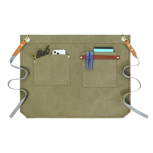 Generisch Delantal Con Bolsillos | Accesorios de Operación y Servicio Para Bartenders | Delantales Cortos Con Bolsillos | Para Cocina Hogar Pub Cafetería Restaurante Apartamento Granja Y Camareros Y