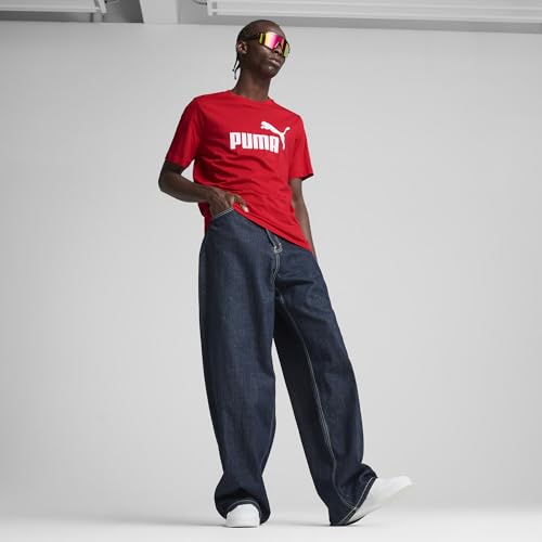 Image of Puma Men Cotton Solid Regular Fit Tees