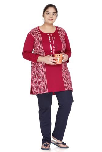 Image of RYSH Women's Plus Size Printed Long Top
