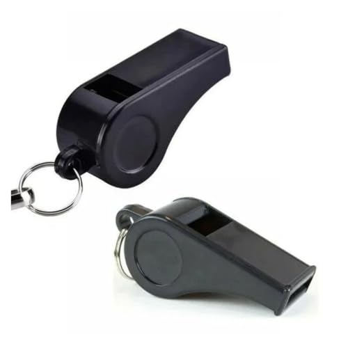 Silbato de árbitro negro para deportes miniatura 2