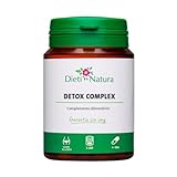 Dieti Natura Detox Complex 200 Cápsulas - Detoxica el Organismo y Elimina Toxinas - Detox Depurativo Hígado con Diente de León, Rabos de Cereza y Fumaria - Fabricado en Francia sin OGM ni Gluten