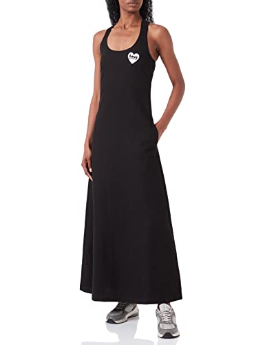 Love Moschino Vestido Largo con Tirantes Cruzados,...