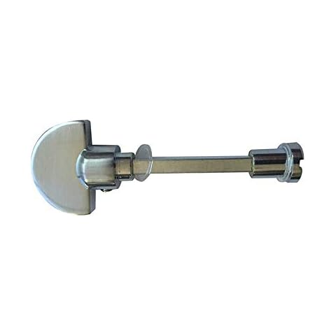 IRONMONGERY HARDWARE ONLINE Bathroom Thumb Turn Replacement Spindle Door Lock Spare Handle snib bar (Satin Chrome) Cover