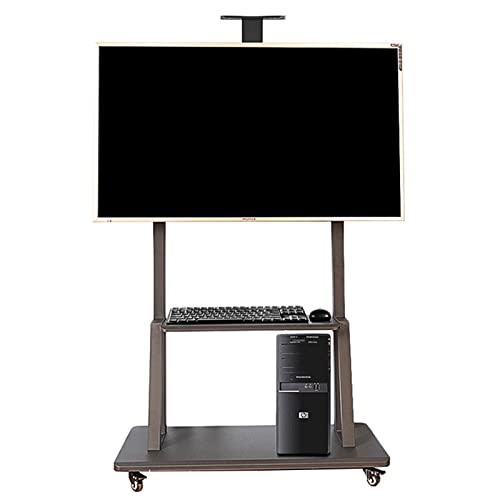 Soporte Universal para TV 32 a 75 Pulgadas, Carrito Móvil Robusto Negro miniatura 1