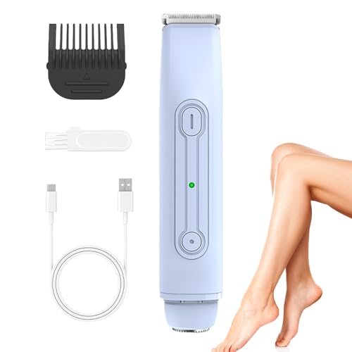 Depiladora Eléctrica para Mujeres - Afeitadora Depiladora Impermeable Para Pelo Púbico | Dispositivo Recargable Doble Cabeza para Depilación Piernas Axilas y Brazo