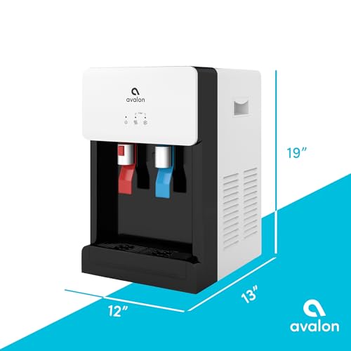image for Avalon B8WHT Countertop Bottleless Water Cooler Dispenser - 2 Stage Wa