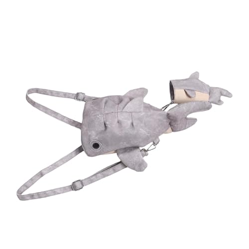 Paquet bandoulière requin-baleine en toile ajustable sacoche à compartiments Ciieeo