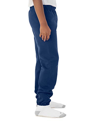 Image of JERZEES Youth Nublend Fleece Sweatpants without Pockets, Covered Elastic Waistband, Cotton Blend, Sizes S-XL