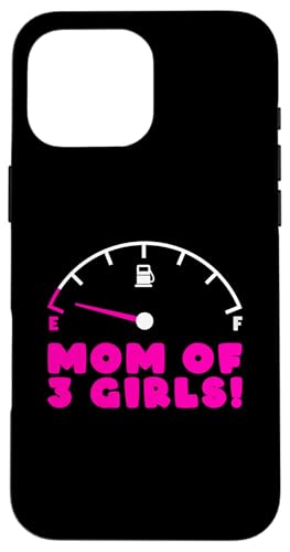 Mom of Three Girls ��̓� Mom of 3 �X�}�z�P�[�X iPhone 16 Pro Max �p