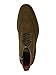 MADDEN Mens Olive Green Brogue Detailing Lace-Up Front Heel Pull-Tab Padded Remppr Wingtip Toe Block Heel Zip-Up Boots Shoes 9