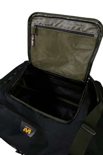 Image of Muddy Outdoors DV8 70L Waterproof Duffle Bag - Black /Peat Moss with Welded IPX6 Water-Resistant PU Construction