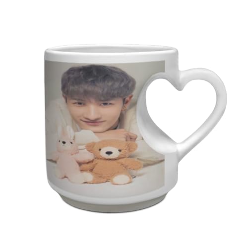 Snowman 目黒蓮 ラウール 渡辺翔太 岩本照 深澤辰哉 阿部亮平 宮舘涼太 佐久間大介 マグカップ カップ ハート型カップ セラミック材料 耐高温性 滑り止め設計 個性 繰り返し使用 新年 誕生日 バレンタインデー ギフト