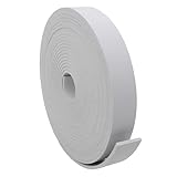 lalatia Correa de piel sintética de doble cara (blanco, 3/4 pulgadas x 5 yardas)