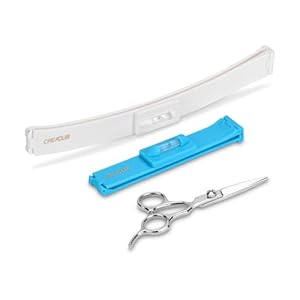 Original CreaClip Set and Scissors Hair Cutting Tool – As seen on Shark Tank – DIY Hair Styling Kit for Layers Bangs Bobs Trims Split Ends Professional Shears Hair Cutting Scissors/Shear