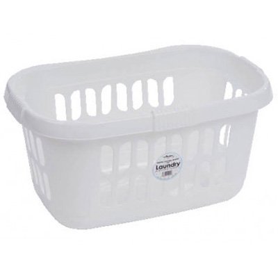 Wham White Casa Hipster Laundry Basket, Ice – 10091 By