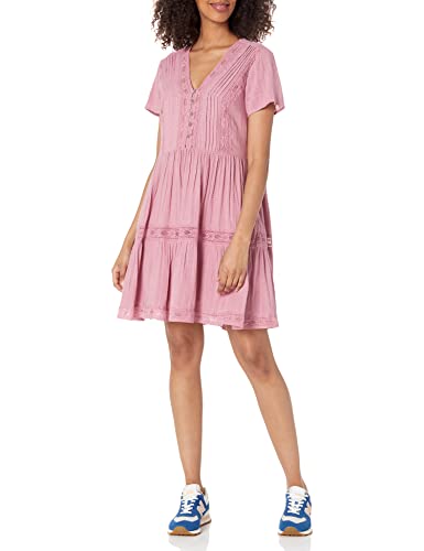 Image of Lucky Brand Lace Tiered Dress