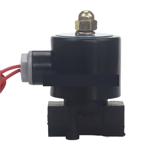 Électrovanne cuivre 3/8 normalement fermée 2 voies DC 12V électrovanne eau air basse tension